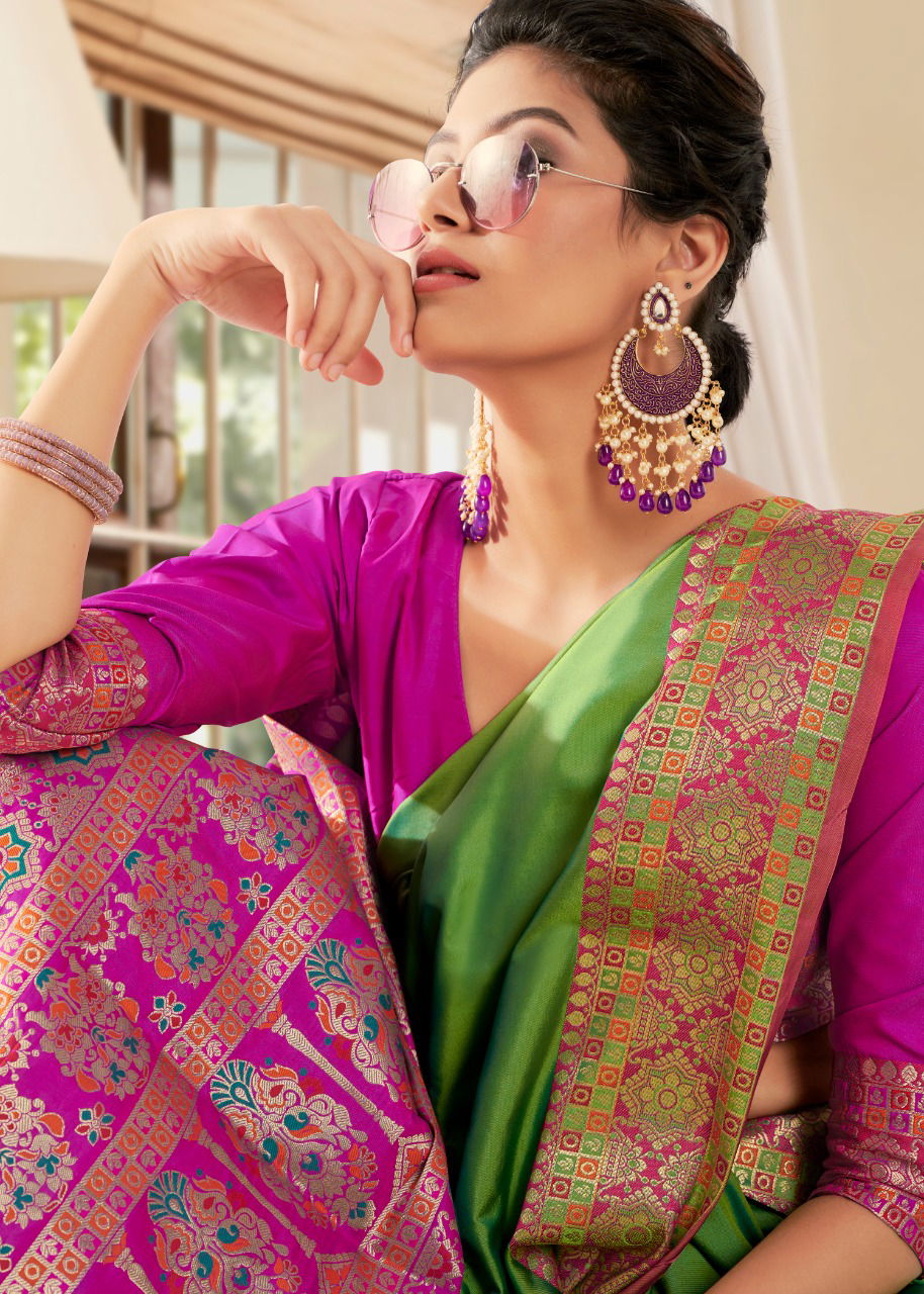 Rajyog Ashton Heavy Function Wear Weaving Silk Fancy Designer Latest Saree Collection